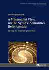 Buchcover A Minimalist View on the Syntax–Semantics Relationship