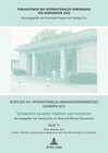Buchcover Akten des XIII. Internationalen Germanistenkongresses Shanghai 2015: Germanistik zwischen Tradition und Innovation