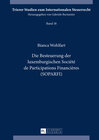 Buchcover Die Besteuerung der luxemburgischen Société de Participations Financières (SOPARFI)