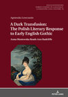 Buchcover A Dark Transfusion: The Polish Literary Response to Early English Gothic