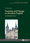 Buchcover Variation and Change in Aberdeen English