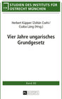 Buchcover Vier Jahre ungarisches Grundgesetz