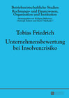 Buchcover Unternehmensbewertung bei Insolvenzrisiko