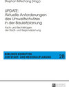 Buchcover UPDATE: Aktuelle Anforderungen des Umweltschutzes in der Bauleitplanung
