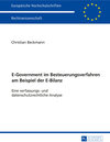 Buchcover E-Government im Besteuerungsverfahren am Beispiel der E-Bilanz
