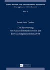 Buchcover Die Besteuerung von Auslandsmitarbeitern in der Entwicklungszusammenarbeit