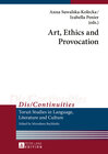 Buchcover Art, Ethics and Provocation