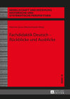 Buchcover Fachdidaktik Deutsch – Rückblicke und Ausblicke