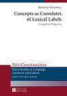 Buchcover Concepts as Correlates of Lexical Labels