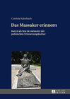 Buchcover Das Massaker erinnern