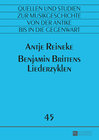 Buchcover Benjamin Brittens Liederzyklen