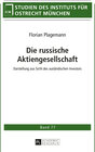 Buchcover Die russische Aktiengesellschaft