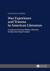 Buchcover War Experience and Trauma in American Literature