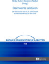 Buchcover Erschwerte Lektüren