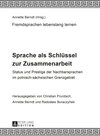 Buchcover Sprache als Schlüssel zur Zusammenarbeit