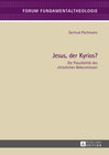 Buchcover Jesus, der Kyrios?