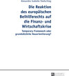 Buchcover Die Reaktion des europäischen Beihilferechts auf die Finanz- und Wirtschaftskrise