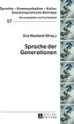 Buchcover Sprache der Generationen