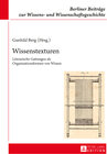 Buchcover Wissenstexturen