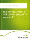Buchcover The Poetical Works of William Wordsworth - Volume 1