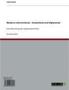 Buchcover Moderne Interventionen - Deutschland und Afghanistan