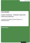 Buchcover Galante Dichtung – Sinnliches Spiel oder subversives Element?