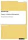 Buchcover Finance & Financial Management