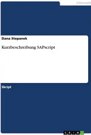 Buchcover ISBN 9783656007470