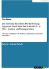 Buchcover Die Chronik des Tabari: Die Eroberung Ägyptens durch Amr ibn al-As 640/41 n. Chr. – Analyse und Interpretation