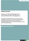 Buchcover Quantum Cultural Management - Quantenkulturelles Management