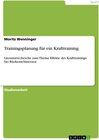 Buchcover Trainingsplanung für ein Krafttraining