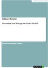 Buchcover Altruistisches Management der Vielfalt