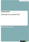 Buchcover Kulturagenda Deutschland 2025
