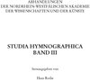 Buchcover Studia Hymnographica III