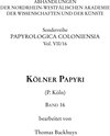 Buchcover Kölner Papyri (P. Köln) Band 16