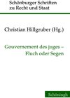 Buchcover Gouvernement des juges - Fluch oder Segen