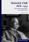 Buchcover Heinrich Claß 1868-1953