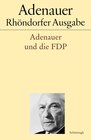 Buchcover Adenauer und die FDP