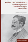 Buchcover Erinnerungen und Aufzeichnungen 1871–1895