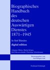 Buchcover Biographisches Handbuch des deutschen Auswärtigen Dienstes 1871–1945