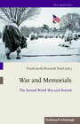 Buchcover War and Memorials