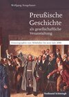 Buchcover Preußische Geschichte als gesellschaftliche Veranstaltung