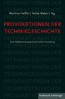 Buchcover Provokationen der Technikgeschichte