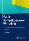 Buchcover Gabler Kompakt-Lexikon Wirtschaft