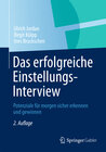 Buchcover Das erfolgreiche Einstellungs-Interview