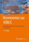 Buchcover Kommentar zur VOB/C