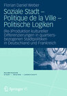 Buchcover Soziale Stadt - Politique de la Ville - Politische Logiken