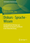 Buchcover Diskurs - Sprache - Wissen