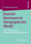 Buchcover Deutsche Kommunen im Demographischen Wandel