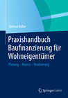 Buchcover Praxishandbuch Baufinanzierung für Wohneigentümer